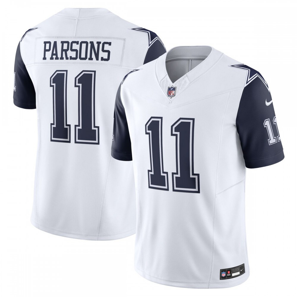 Micah Parsons Dallas Cowboys Nike Vapor F.U.S.E. Limited Jersey - White-GridironStore